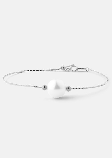 Bracelet Pearl Aura - Silver Plated