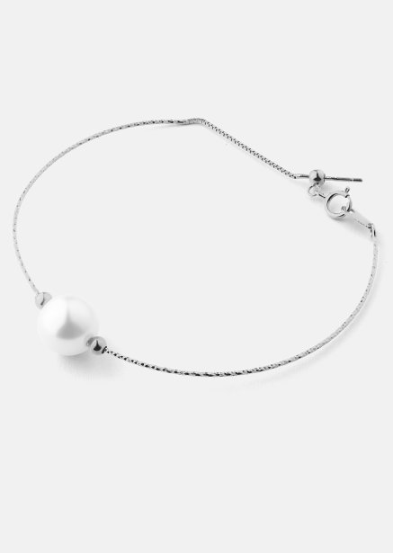 Bracelet Pearl Aura - Silver Plated