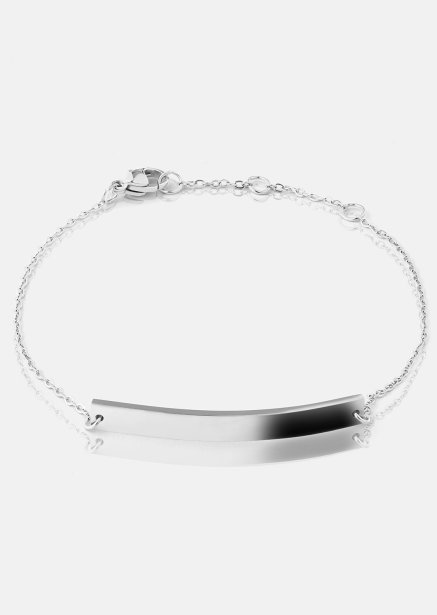 Bracelet Sleek Elegance - Silver Plated