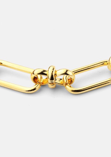 Bracelet Link Statement - 18k Gold Plated
