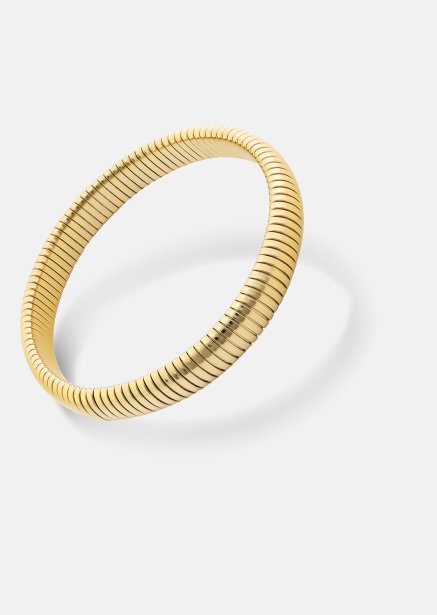 Bracelet Sculpted Coil - 18k Gold Plated