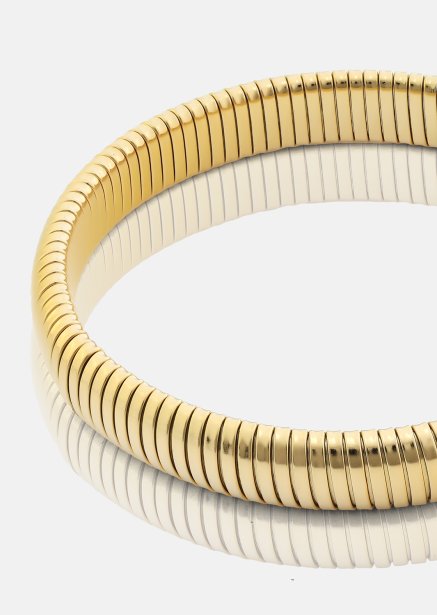 Bracelet Sculpted Coil - 18k Gold Plated