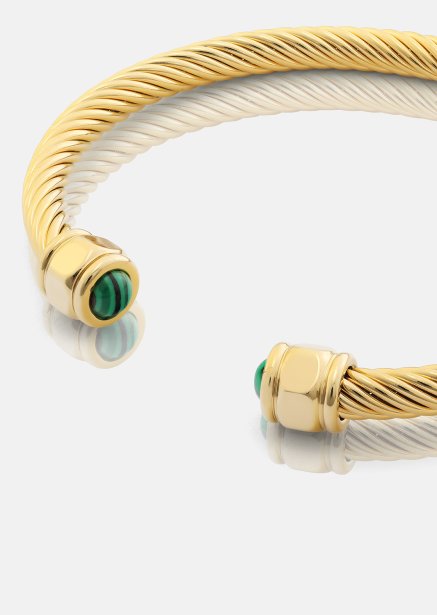 Bracelet Aumaura Green - 18k Gold Plated