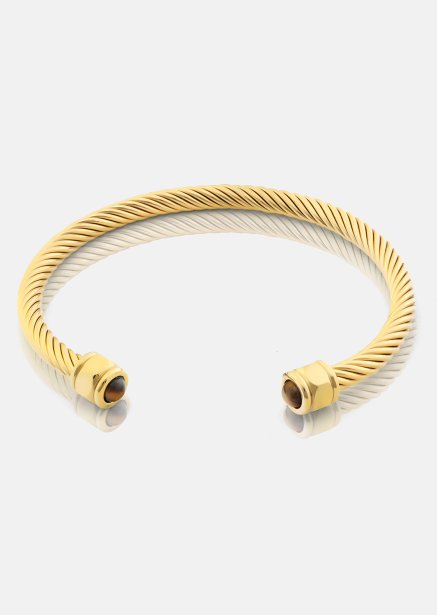 Bracelet Aumaura Brown - 18k Gold Plated