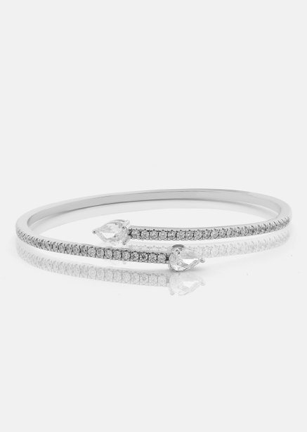 Bracelet Lumière Spark Stack - Silver Plated