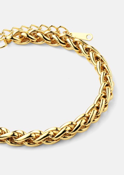Bracelet Twist Bold- 18k Gold Plated
