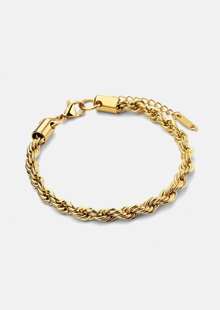Bracelet Twistad Elegans - 18k Gold Plated