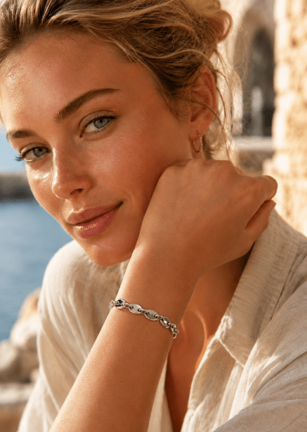 Bracelet Sleek Chain - Silver Plated