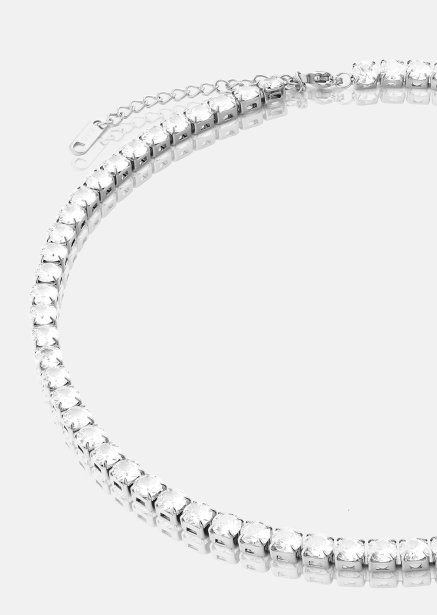 Lustre Necklace – Silver Plated
