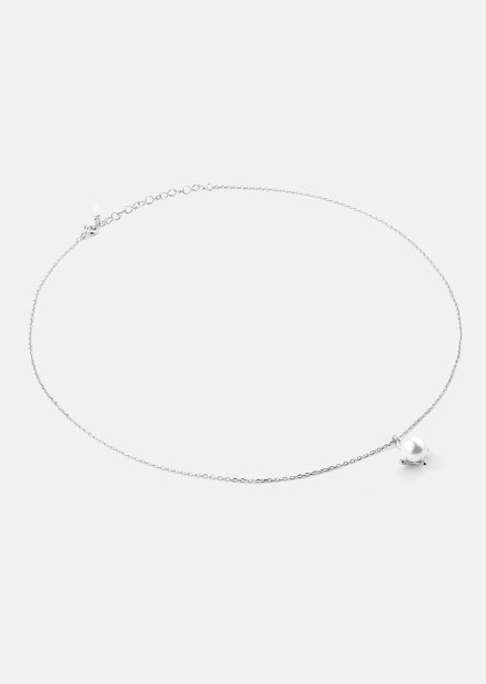 Necklace North Pearl - Silver Plated