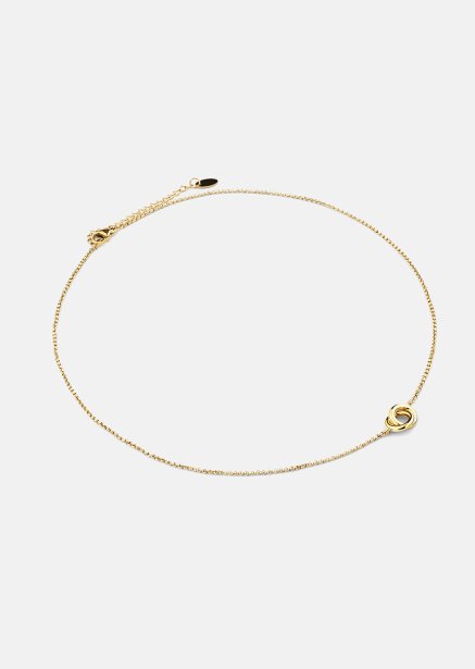 Necklace Circle of Love - 18k Gold Plated