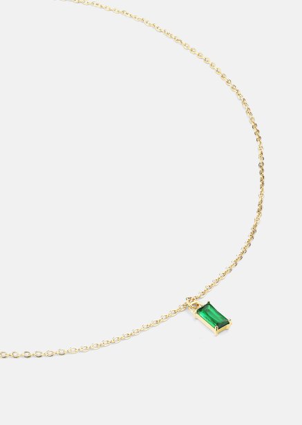 Necklace Emeraldis - 18k Gold Plated