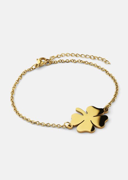 Bracelet Four-Leaf Clover – 18k Gold Plated