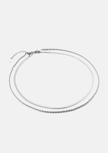 Verona Necklace – Silver Plated