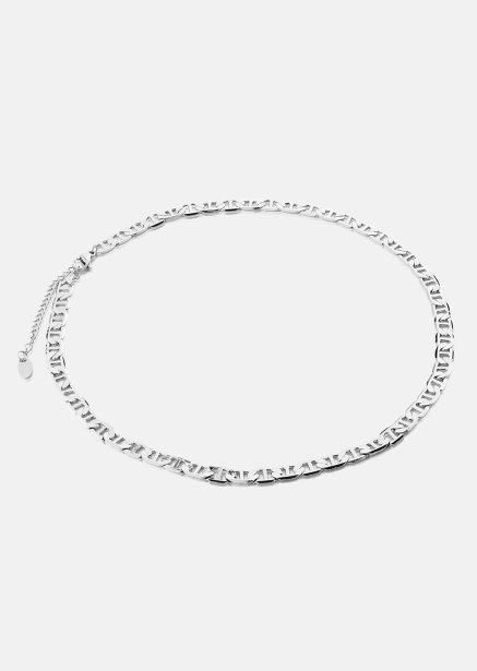 Necklace Bold Link Chain - Silver Plated
