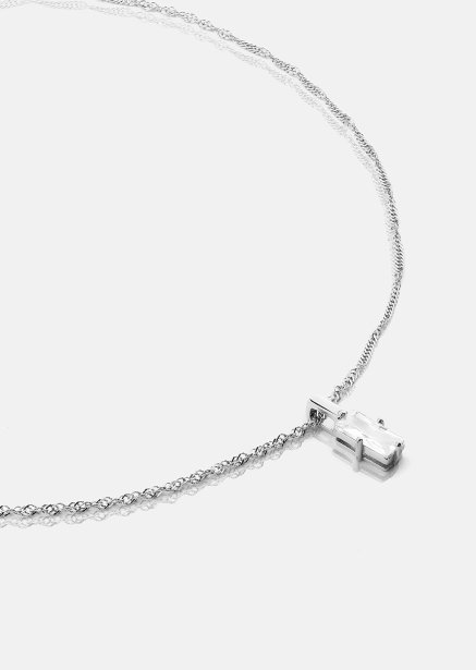 Gleam Necklace – Silver Plated