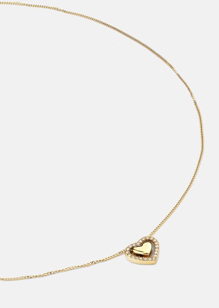 Necklace Golden Heart - 18k Gold Plated