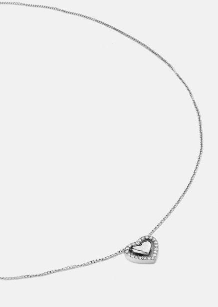 Necklace Heart Glow – Silver Plated