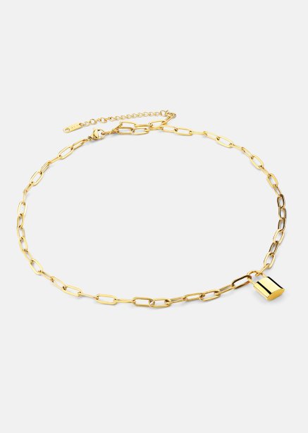Necklace Golden Lock – 18k Gold Plated
