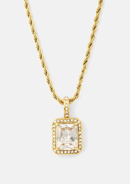Necklace White Luxus - 18k Gold Plated