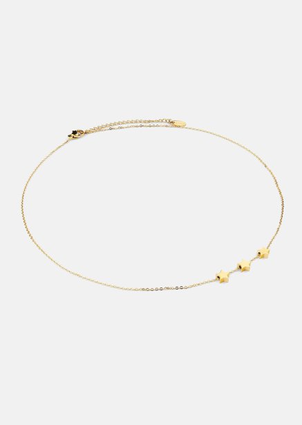 Necklace Stjärntrio – 18k Gold Plated