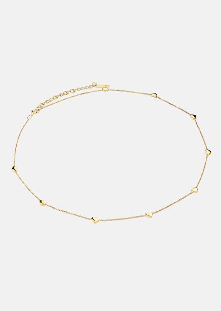 Necklace Golden Hearts - 18k Gold Plated