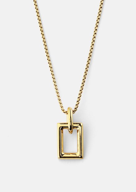 Necklace Geometrisk Grace – 18k Gold Plated