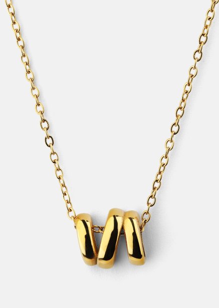 Necklace W-Twist – 18k Gold Plated