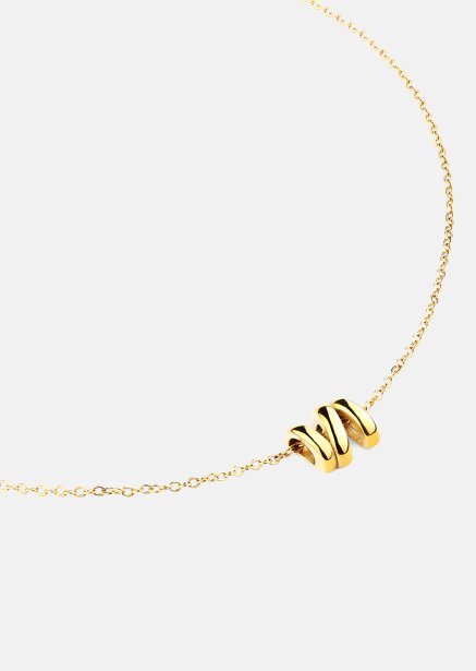 Necklace W-Twist – 18k Gold Plated