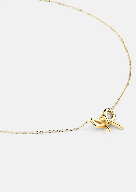 Necklace Golden Bow - 18k Gold Plated