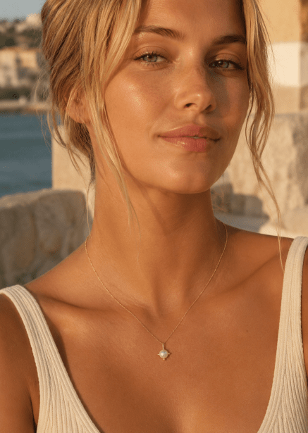 Necklace North Pearl - 18k Gold Plated