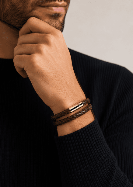 Leather Bracelet Grit Aura