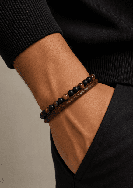 Leather Bracelet Luxe Tangle