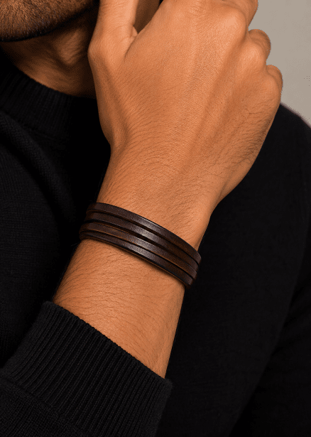 Leather Bracelet Savage Echo