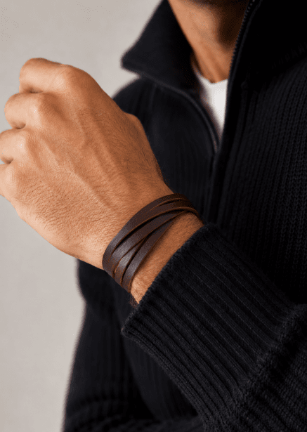 Leather Bracelet Savage Echo