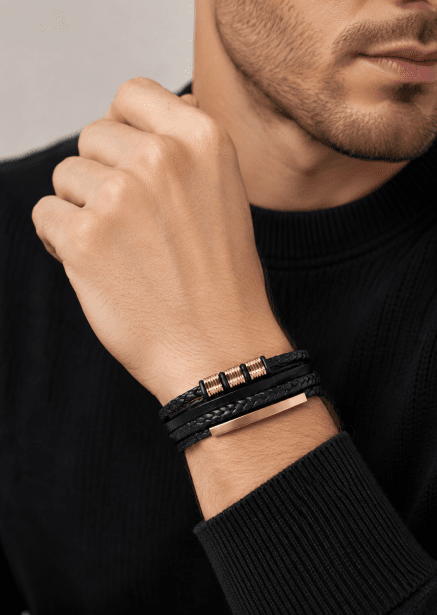 Leather Bracelet Titan Wrath