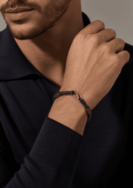 Leather Bracelet Titan Charm