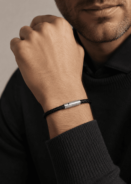 Leather Bracelet Cinder Crest