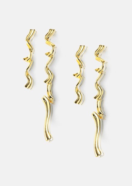 Earring Flow - 18k Gold Plated