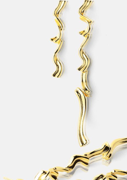 Earring Flow - 18k Gold Plated