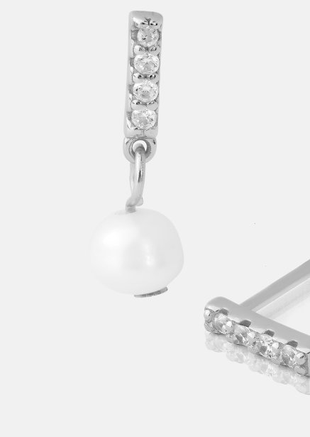 Lacona Earrings - Silver Plated