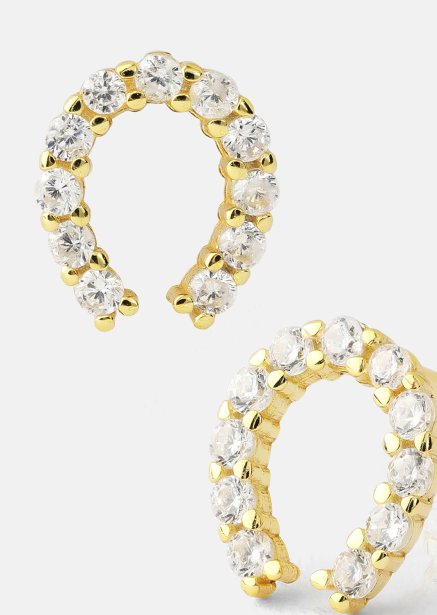 Earring Golden Hoof - 18k Gold Plated