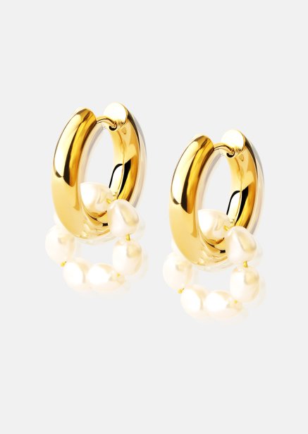 Earring Eterna Pearl- 18k Gold Plated