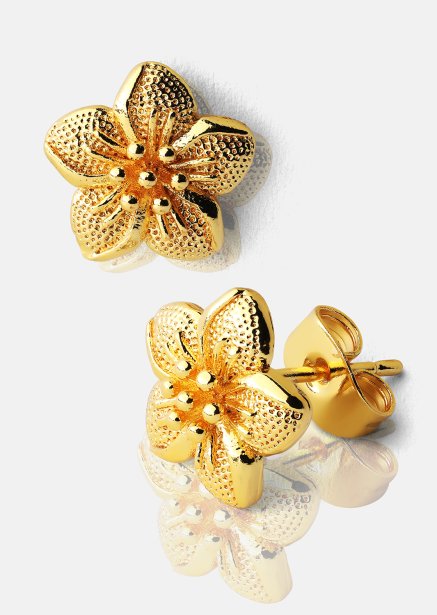 Earring Flores- 18k Gold Plated
