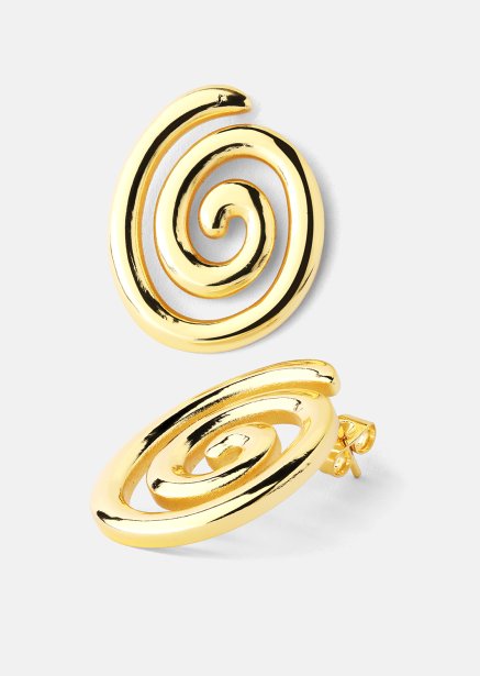 Resin Earrings - 18k Gold Plated
