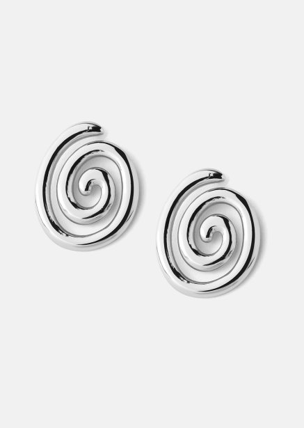 Resin Earrings - Silver Plated