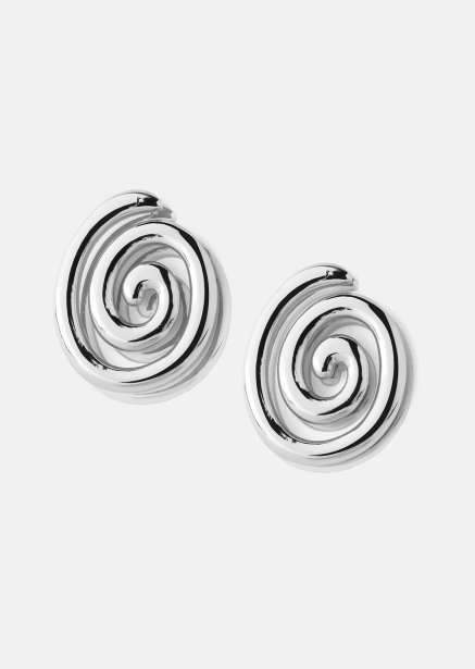 Resin Earrings - Silver Plated