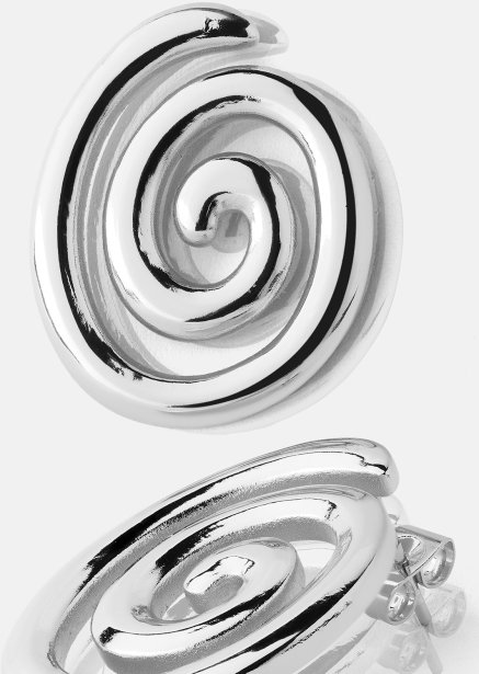 Resin Earrings - Silver Plated