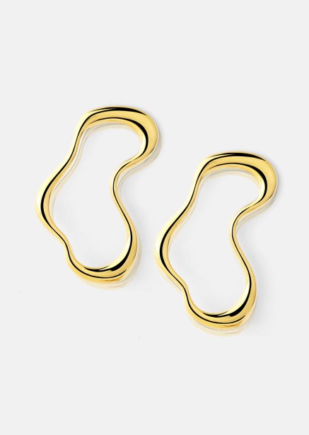 Fluid Glow Earrings - 18k Gold Plated