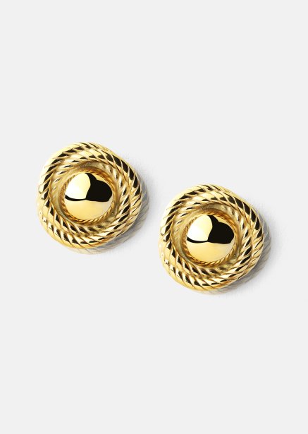 Earring Regal Twist - 18k Gold Plated